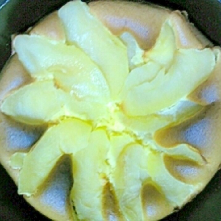リンゴちゃんのチーズカスタードケーキ